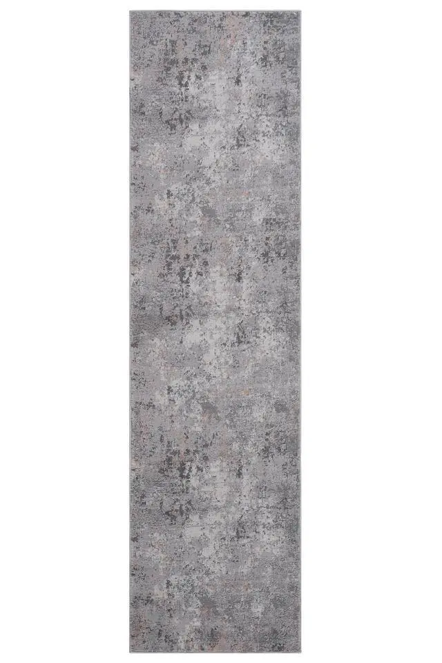Alt view image 2 of 7 - Collection 2X8 Grey/Multi/Abstract Non-Shedding Living Room Bedroom Dining Home Office Stylish and Stain Resistant Area Rug