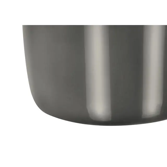 Alt view image 5 of 5 - Lighting, 25"H, Table Lamp, Dark Grey Ceramic, Ivory / Cream Shade, Contemporary, Modern