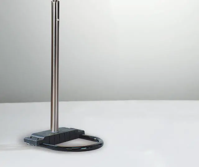 Alt view image 5 of 5 - 1Pc Modern Design Classic Luxury Sleek Multi-Head Floor Lamp Half Moon Radiant Crystal-Encrusted Sleek Metallic Stems Living Room Pewter