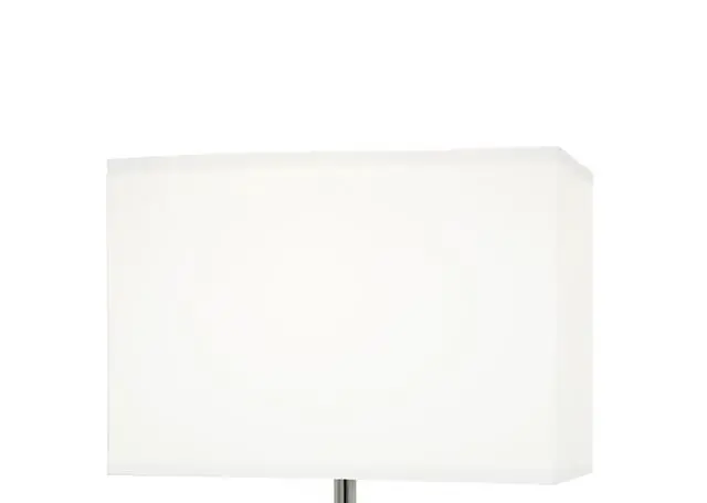 Alt view image 4 of 6 - Modern Unique Glass Bubble Column Clean Rectangular Shade 1Pc Lamp Ambient Glow Chrome Led Accent White