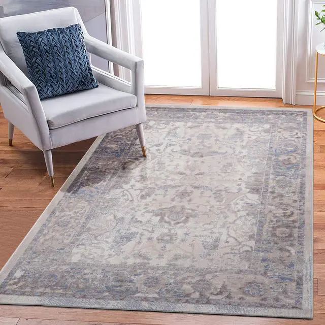 Main image of Collection 5X7 Brown/Beige /Traditional Non-Shedding Living Room Bedroom Dining Home Office Stylish and Stain Resistant Area Rug
