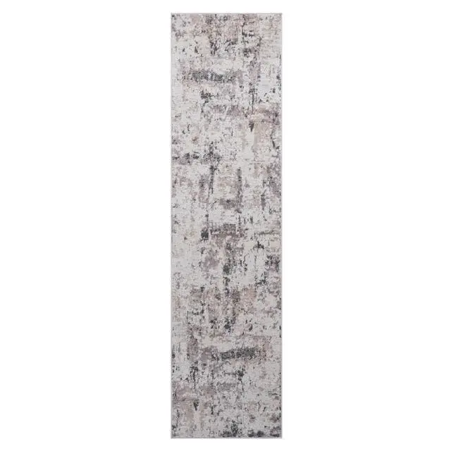 Alt view image 2 of 7 - Collection 2X8 Cream/Brown /Abstract Non-Shedding Living Room Bedroom Dining Home Office Stylish and Stain Resistant Area Rug