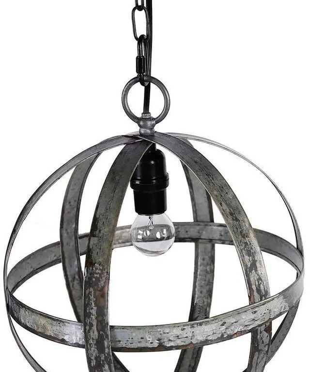 Alt view image 4 of 5 - Metal Chandelier, Hanging Light Fixture with Adjustable Chain for Kitchen Dining Room Foyer Entryway, Bulb Not included