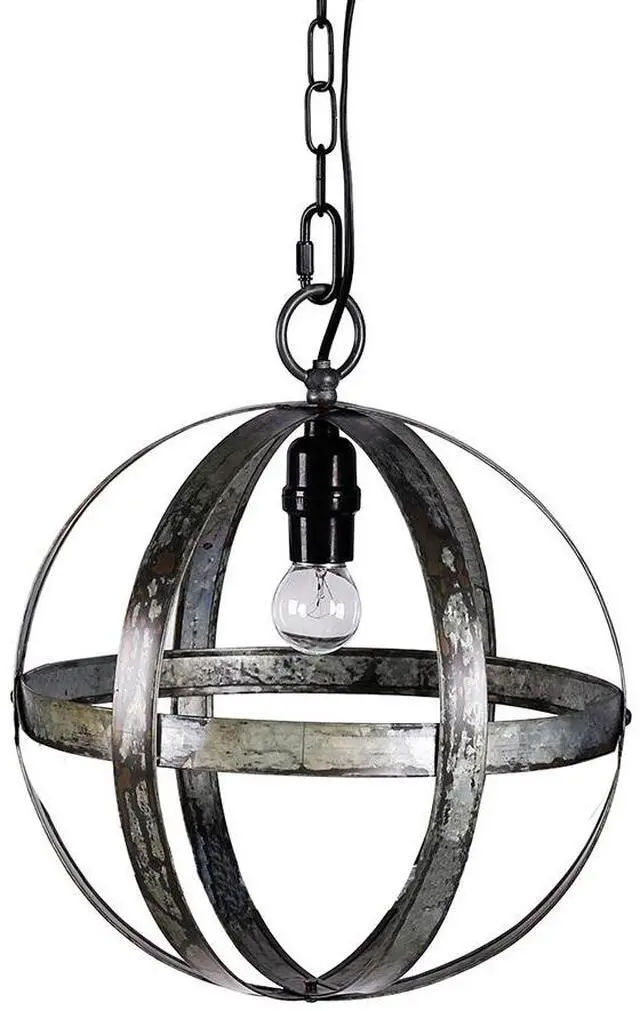 Alt view image 5 of 5 - Metal Chandelier, Hanging Light Fixture with Adjustable Chain for Kitchen Dining Room Foyer Entryway, Bulb Not included