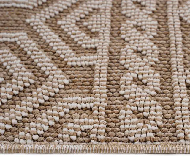 Alt view image 5 of 7 - Collection 4X6 Mocha /Geometric Indoor/Outdoor Area Rug