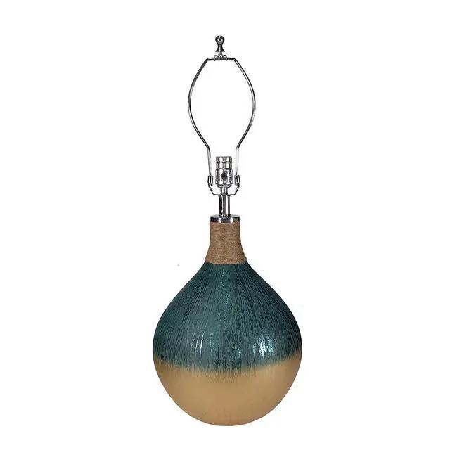 Alt view image 3 of 5 - D16x28.5" Glass Table Lamp