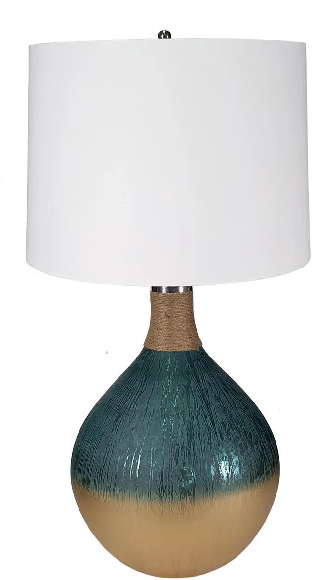 Main image of D16x28.5" Glass Table Lamp
