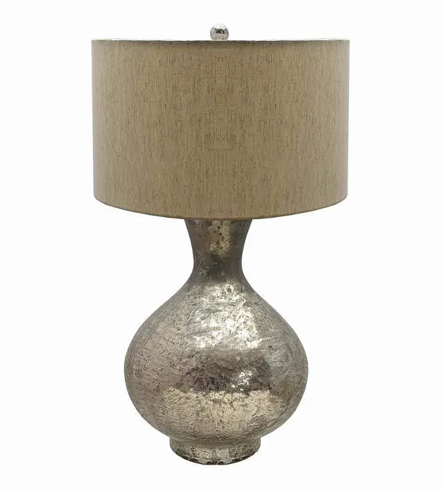 Main image of D15x23" Glass Table Lamp Bottel Shape