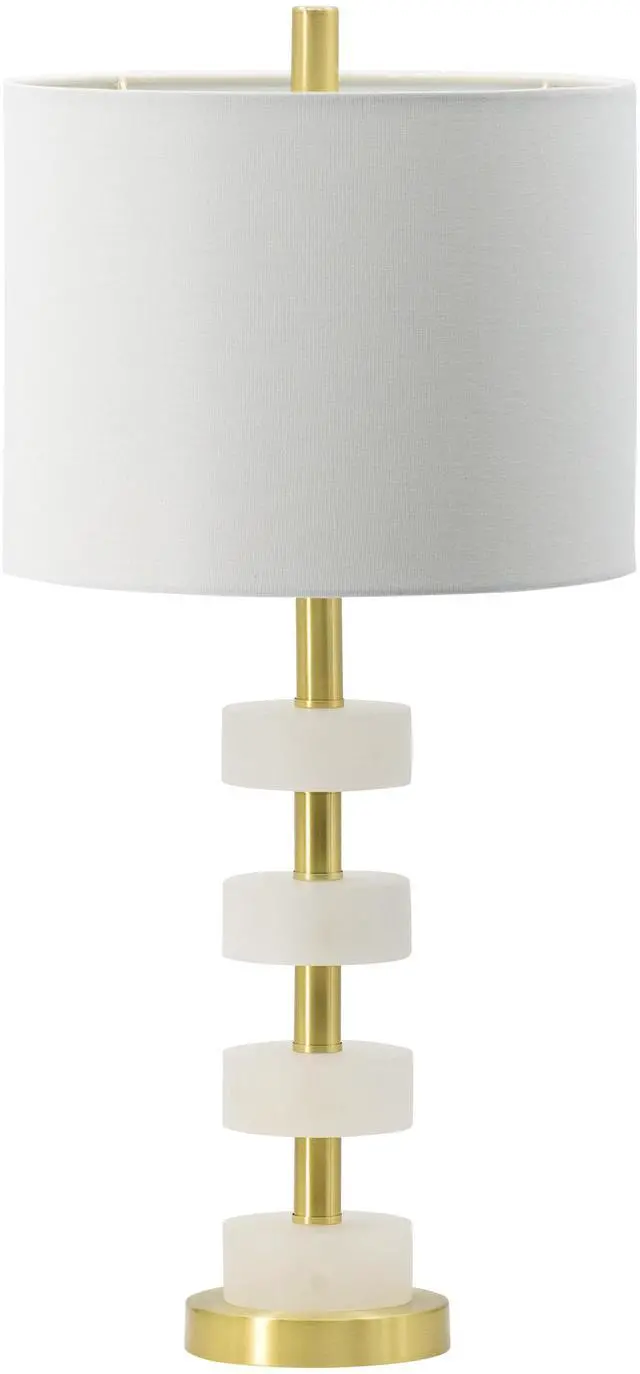 Main image of 13x13x26" Marble Table Lamp