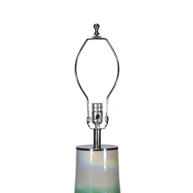 Alt view image 4 of 5 - D16x30" Glass Table Lamp