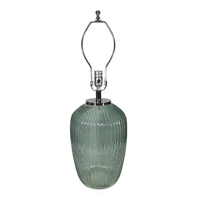 Alt view image 3 of 5 - D16x27" Glass Table Lamp