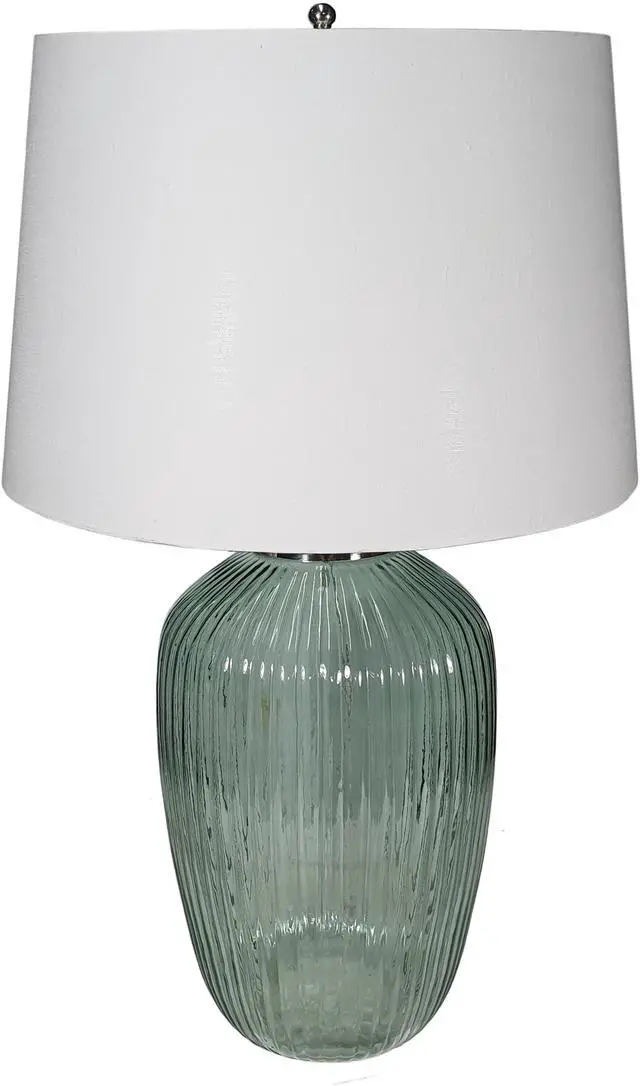 Main image of D16x27" Glass Table Lamp