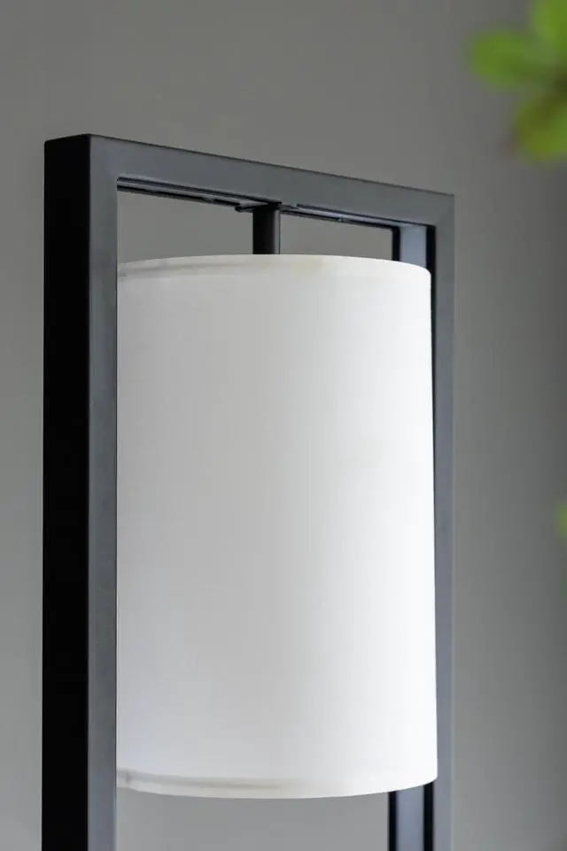 Alt view image 6 of 7 - 16.5x17x74" Two Tiered Vertical Shelving Stand with Light (Not include Bulb)