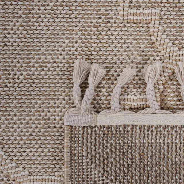 Alt view image 7 of 7 - Collection 4X6 Cream /Trellis Indoor/Outdoor Area Rug