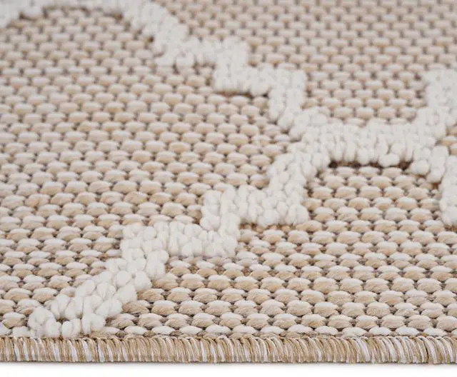 Alt view image 5 of 7 - Collection 2X8 Ivory /Trellis Indoor/Outdoor Area Rug