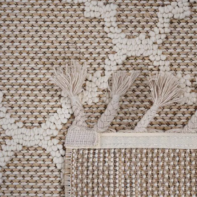 Alt view image 7 of 7 - Collection 2X8 Ivory /Trellis Indoor/Outdoor Area Rug