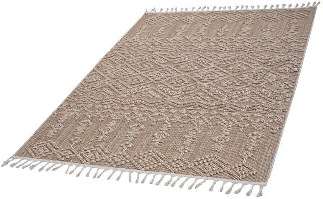 Alt view image 3 of 7 - Collection 4X6 Natural /Traditional Indoor/Outdoor Area Rug