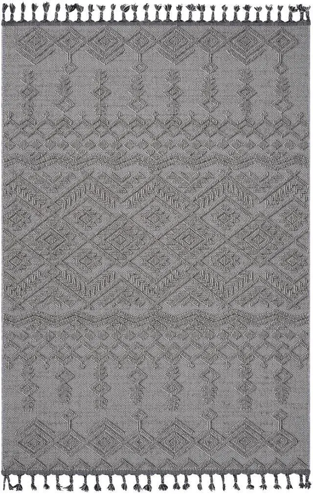 Alt view image 2 of 7 - Collection 4X6 White/White /Traditional Indoor/Outdoor Area Rug