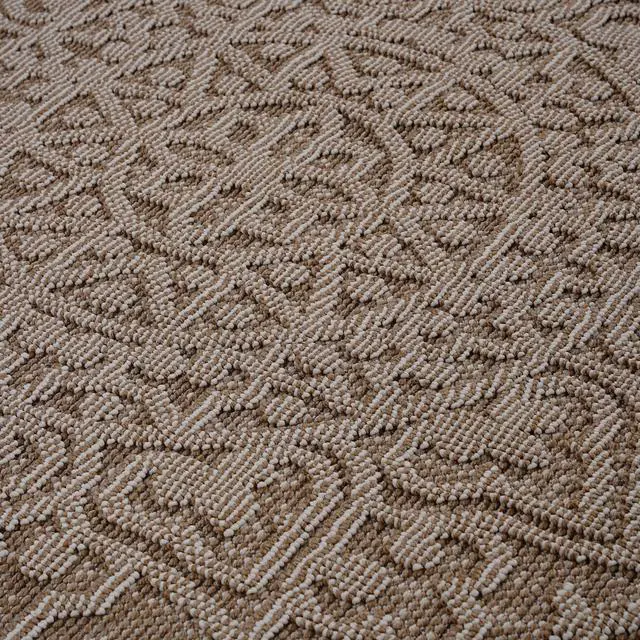 Alt view image 4 of 7 - Collection 5X7 Beige /Medallion Indoor/Outdoor Area Rug