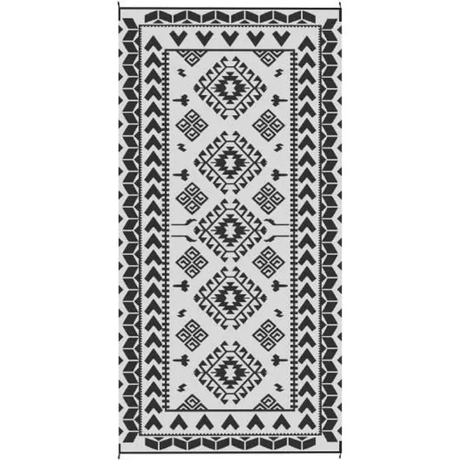 Alt view image 2 of 7 - Outdoor Rug for Patio for Decor,Portable Outside Camping Area Carpet Mat,Reversible Rug,for Indoor and Outdoor