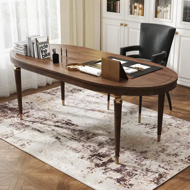 Alt view image 3 of 7 - Machine Washable Area Rug 4x6, Non-Slip Modern Abstract Floor Cover Foldable Carpet for Living Room, Bedroom, Dining Room, Mixed-Brown