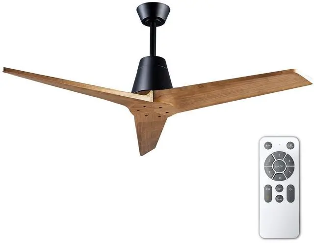 Alt view image 7 of 7 - 52inch Ceiling Fan with Remote Control, indoor Or Outdoor Fan, No Light , Reversible Dc Motor, 3 Blade High Cfm