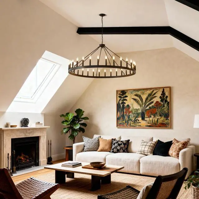 Alt view image 5 of 7 - 53.15 inch Matte Black Wagon Wheel Chandelier with 30 Light (No Bulbs)-E12