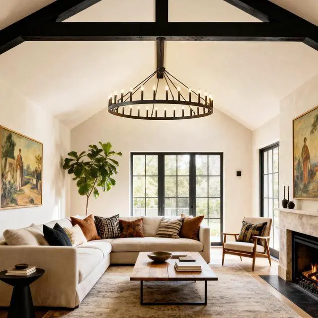 Alt view image 4 of 7 - 53.15 inch Matte Black Wagon Wheel Chandelier with 30 Light (No Bulbs)-E12