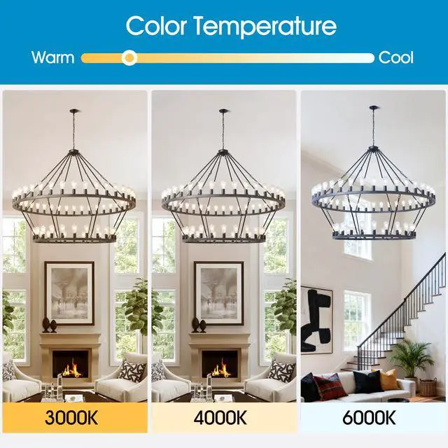 Alt view image 7 of 7 - 59.06 inch Matte Black Wagon Wheel Chandelier 54-Lights(No Bulbs)