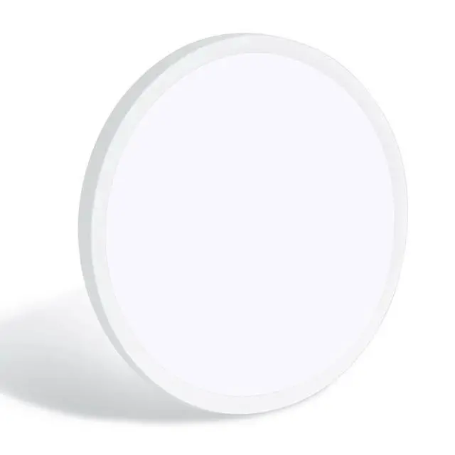 Alt view image 2 of 7 - 11.8 inch White Ultra-Thin Ceiling Light 6500K Led Flush Mount Ceiling Lamp for Bedroom, Bathroom, Hallway