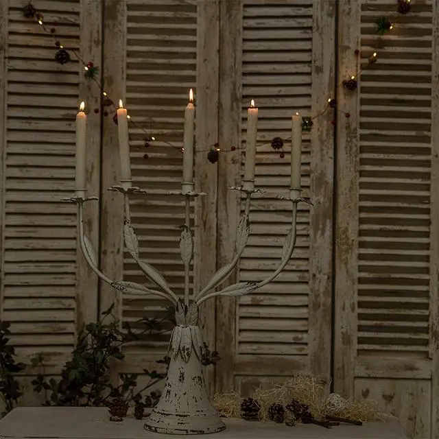 Alt view image 2 of 7 - Vintage Metal Candle Holders for Elegant Home Decor, Romantic Wedding Props, and Festive Candelabra Decorations