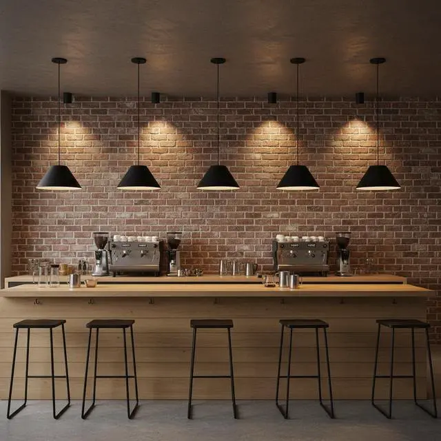 Alt view image 3 of 7 - 22 inch Diameter integrated Led Black Pendant