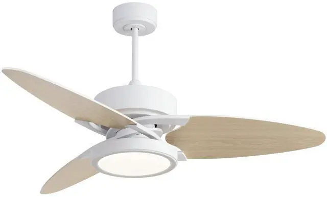 Main image of Light Pro 52 in. Led indoor White Smart Ceiling Fan with Remote Control