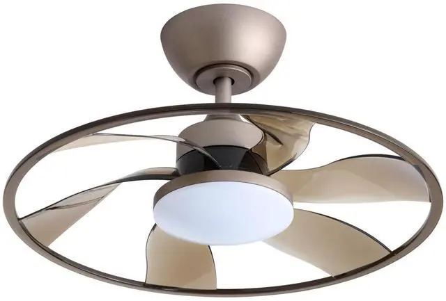 Main image of Light Pro 22 in. Led indoor Coffee Smart Ceiling Fan with Remote Control