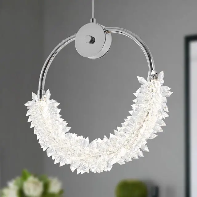 Main image of Modern Crystal Chandelier Bedside Lamp Cristal Led Hanging Bar Lighting Lighting Chandelier