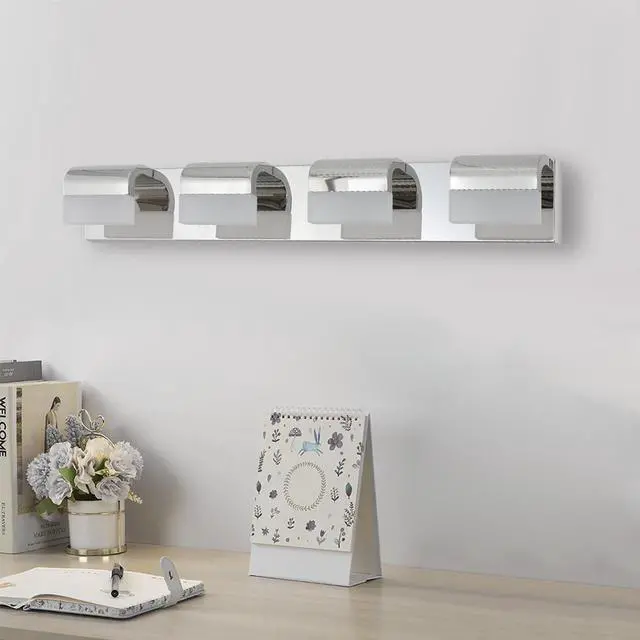 Main image of Modern Bathroom Vanity Lighting 4-Light Led Vanity Lights Over Mirror Bath Wall Lighting