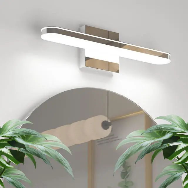 Alt view image 4 of 7 - Led Bathroom Vanity Light Bar Dimmable Bathroom Light Fixtures Modern Over Mirror Lighting Fixture 16inch Bathwall Light 8W Wall Sconce Lighting for Bathrooms Bedroom Living Room indoor 6000K