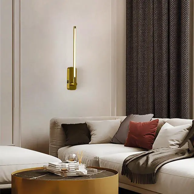 Alt view image 2 of 7 - Battery Operated Wall Sconces with Remote Control,Led Rechargeable Picture Lights for Wall Wireless Led Lights for Bedroom with Magnetic Wall Light Fixtures,3Cct-Dimmable Brass Gold