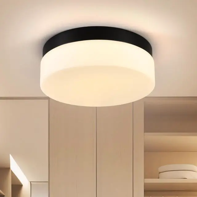 Main image of 1 Pack Led Flush Mount Ceiling Light Fixture, Modern Kitchen Recessed Ceiling Lamp 24W 12 inch Closet Round Surface for Bathroom Laundry Bedroom Hallway