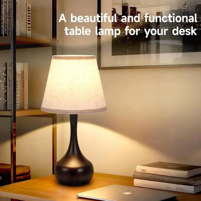 Alt view image 4 of 7 - touch Lamps for Nightstand Bedside Lamps Set Of 2, 3 Way Dimmable Light for Bedoom, Desk, Living Room,Sofa Table(Led Bulbs included)