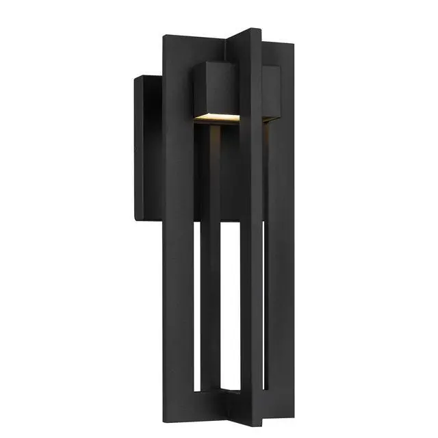 Alt view image 3 of 7 - 13 inch Black integrated Led Outdoor Wall Sconce