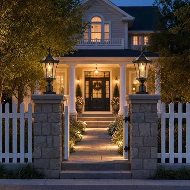 Alt view image 3 of 7 - Solar Post Lights Outdoor, Dusk to Dawn Outdoor Post Lights with Pier Mount Base, Black Solar Lamp Posts Light Fixture, Waterproof Light Posts for Outside Yard Garden Patio, 1 Pack