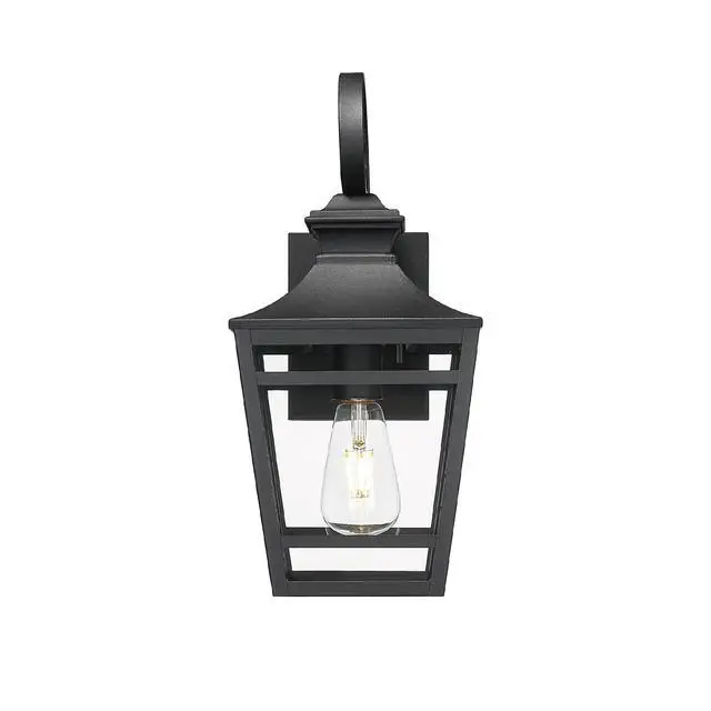 Alt view image 5 of 7 - Large Outdoor Wall Lights for House, 16.5inch Exterior Lighting Fixtures Wall Mount Outdoor Porch Lights Waterproof Black Outdoor Sconce Lights with Clear Glass for Patio Hallway Garage (2 Pack)