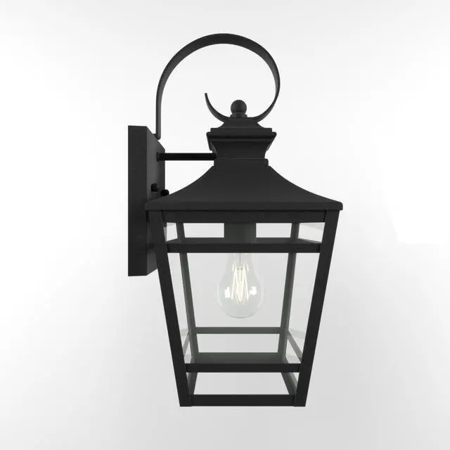Alt view image 7 of 7 - Large Outdoor Wall Lights for House, 16.5inch Exterior Lighting Fixtures Wall Mount Outdoor Porch Lights Waterproof Black Outdoor Sconce Lights with Clear Glass for Patio Hallway Garage (2 Pack)