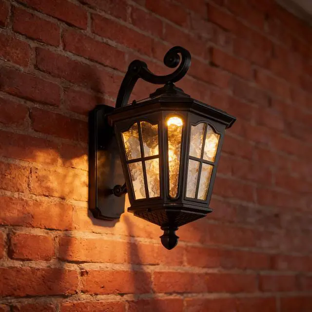 Alt view image 4 of 7 - Black Solar Wall Light Amen Style Outdoor Wall Lamps Corridor Aisle Light Ip65 Waterproof Wall Sconce Villa Garden Outdoor Patio Balcony Gate Post Light 3000K-6000K