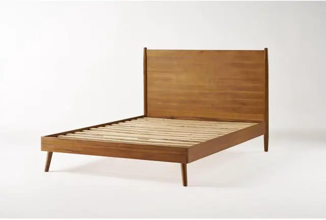 Main image of Cohron Solid Wood Platform Bed (Queen Bed)