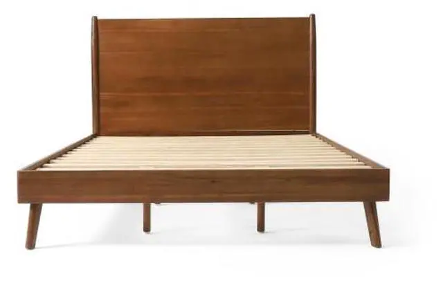 Alt view image 2 of 7 - Cohron Solid Wood Platform Bed (King Bed)