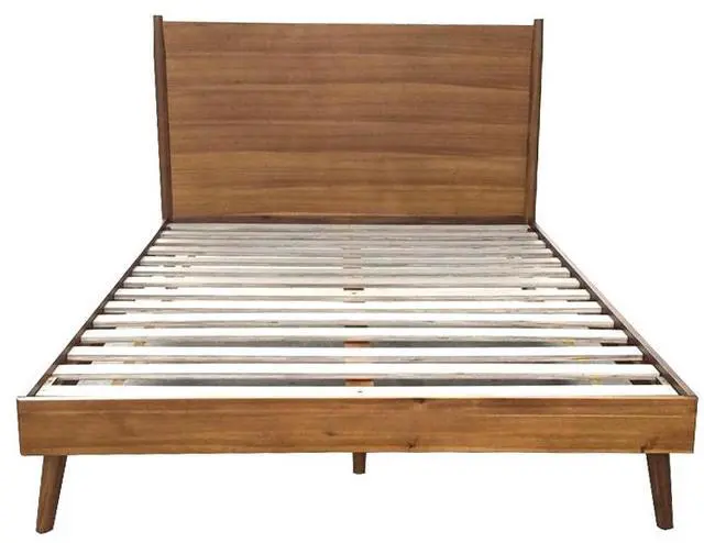 Alt view image 2 of 7 - Cohron Solid Wood Platform Bed (Queen Bed)