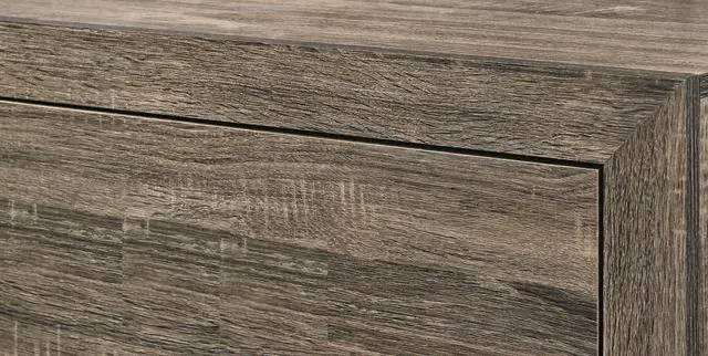 Alt view image 4 of 5 - Grey Finish Fabric 1Pc Queen Size Panel Bed Beautiful Wooden Bedroom Furniture Contemporary Style