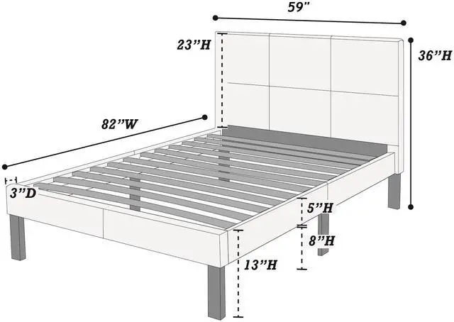 Alt view image 3 of 7 - Simple Modern Pink Faux Leather Upholstered Full Size Bed Bedroom Wooden Slats 1Pc Platform Bedframe